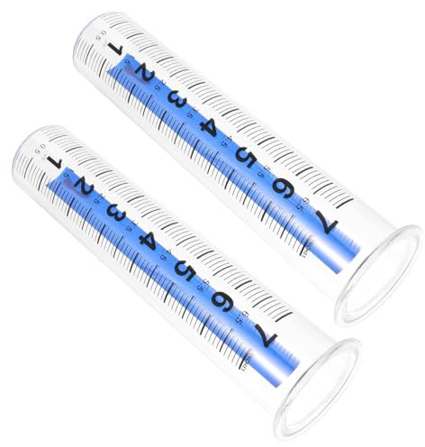 Levemolo Pluviomètre Extérieur 2 Pièces en Plastique, Mesure Précise