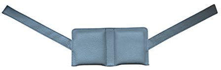 Leder-Türkissen-Tür-Kissen-Türstopper-Fensterstopper-Türpuffer-Kein lautes zuschlagen der Tür (8053 mittelgrau)