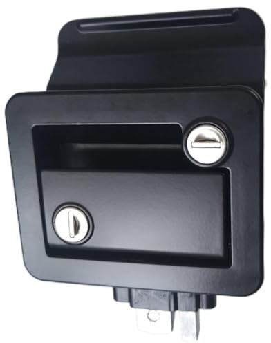 HEALEEP Serratura per Porta di Camper in Lega di Zinco Resistente alla Corrosione Installazione Stabile Doppia Apertura Interna Ed Esterna Design Silenzioso e Liscio per Proteggere Beni e