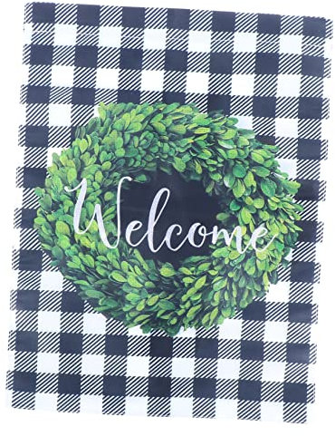 Kisangel 1pieza Banderín De Jardín Graduación Doble Cara Decoración Para Jardín y Patio Bienvenida La Temporada De Graduaciones Colores y Resistentes Al Desgaste Para Celebraciones Al