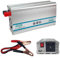 Inversor de Corriente para Automóvil, DC 12V-AC-220V Transformador de Onda Sinusoidal Pura, Onda Sinusoidal Fuente de Alimentación para Automóvil, Caravana, Camping. (1000W Color Plata)