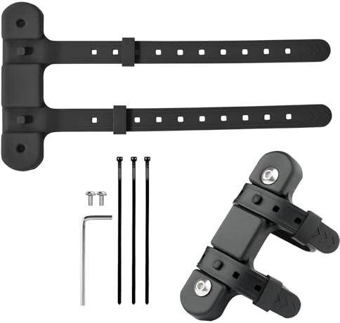 Bike Bottle Cage Mounting Base - Silicone Bicycle Water Bottle Cage Holder Strap - Anti-Slip Adapter Base for Mountain Bikes, Road Bikes and Other Drink Bottle Cages