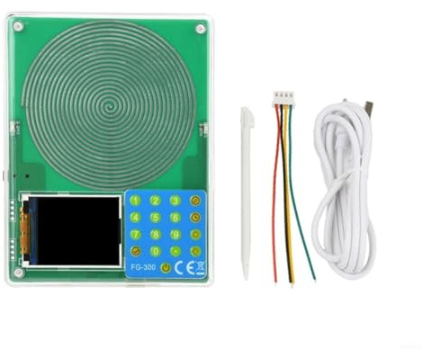 FACAIIO Generatore di segnale di funzione 0.01Hz-200kHz con onda sinusoidale regolabile con schermo a colori TFT da 1,8 pollici per test ed elettronica (modello a batteria)