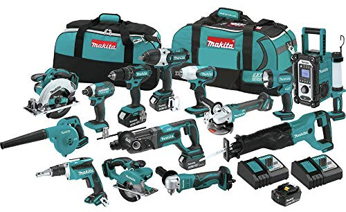 Makita XT1501 Kit combiné sans fil 18 V LXT® Lithium-Ion 15 pièces (3,0 Ah)