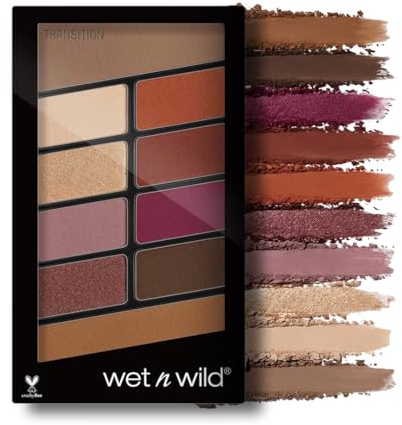 wet n wild, Color Icon 10 Pan Palette, Palette de Fards à Paupières avec 10 Couleurs de Fards Brillants et Mats pour le Jour et la Nuit, Formule Longue Durée et Facile à Mélanger, Rosé in the Air