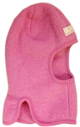 Pickapooh Mütze 100% Merinowolle Sturmhaube Baby Junge Mädchen Kinder Fleece Winter Sturmhaube (52cm, Rosa), rose, 52