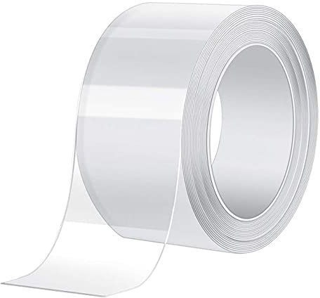 Gebildet 1 piece 10m × 5cm PVC Impermeabile Striscia Sigillante per Cucina e Bagno, Acrilico Nastro Adesivo Sigillante Antimuffa, a Prova di Muffa Nastro di Tenuta (Trasparente)