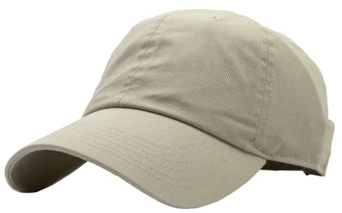 Utmost Unisex Classic Low Profile Cotton Baseball Cap Plain Blank Camoflauge Soft Unconstructed Adjustable Size Dad Hat (1pc Putty)