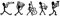 Sticker mural à motif de rayures noires noires pour le salon de la maison, sticker mural de chambre à coucher, sticker mural de décoration murale