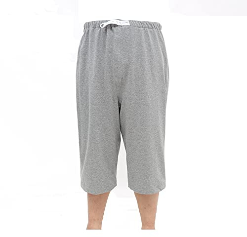 YingXue Urine Incontinence Cropped Pants, Washable Elastic Adjustable Reusable Patient Care Trousers for Adults, Elderly, Women's Physiological Periods (Gray/2XL)