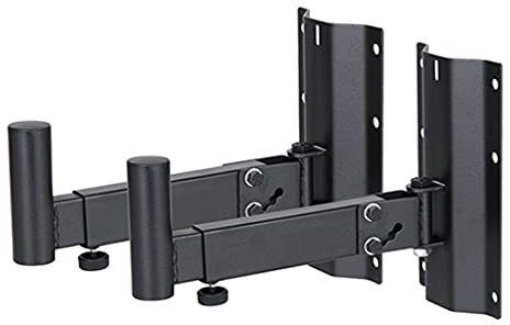 GLigeT Lautsprecherständer Lautsprecher-Wandhalterung, freie Kontraktion, Erweiterungs-Lautsprecher-Montagehalterung, großes Surround-Lautsprecher-Rack, maximale Tragkraft: 35 kg (Paar) Speaker Stand
