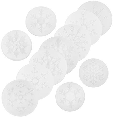 VILLFUL 11stücke Silikonform für Schneeflocken Formen für Epoxidharz Silikonformen für Gießen Epoxydharzformen Bastelformen für Diy-zubehör Weihnachtsformen aus Silikon