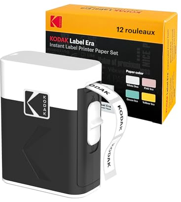 KODAK Label Era Regalo di Natale M50 Label Maker Machine Bundle, bianco