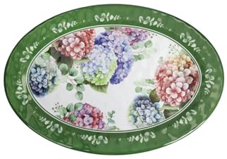 BRANDANI 51197 VASSOIO OVALE FLORA MELAMINA