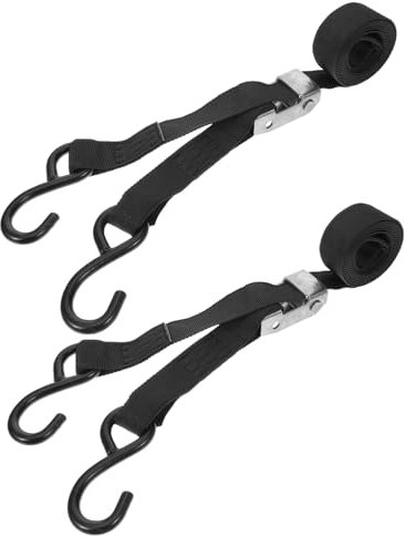 LALADEFIEE 2stücke Polyester Zurrgurte Spanngurte Für Motorrad Gepäck Sicherung Strapazierfähig Und Schnellspanner Geeignet Für Scooter Fahrräder Und Transport