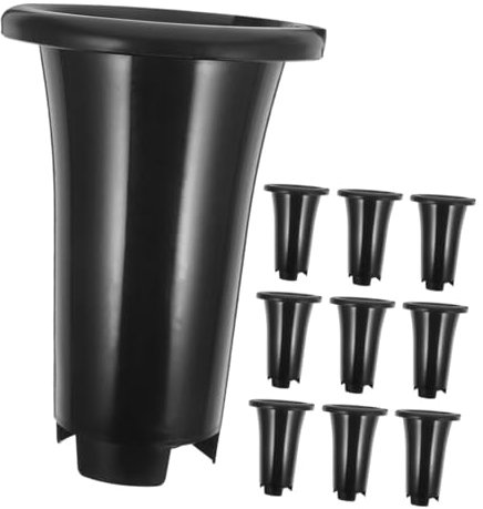 Milisten 10pièces Pots De Plantes Plastique avec Drainage Pots De Culture pour Orchidees Et Jardins pour Intérieur Et Balcon