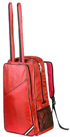 Perfeclan Fechttasche Fechtrucksack für Fechter Praktisch Premium Zubehör Leicht Vielseitig Handtasche Tasche, Rot