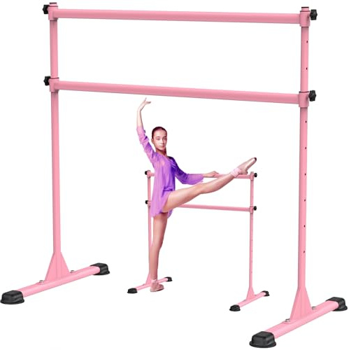 Lifeswell Barra De Ballet Regulable En Altura, Robusta Barra De Danza Independiente con Estabilidad Antideslizante para El Hogar, Ballet, Fitness, Yoga