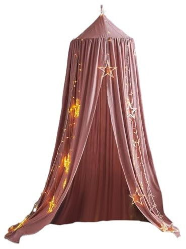 Yplkm Dosel para habitación de los niños del bebé, dosel de la cama del bebé, habitación de los niños, dosel gigante, dosel para niños, cortinas con dosel de princesa para jugar lectura dormitorio, 65