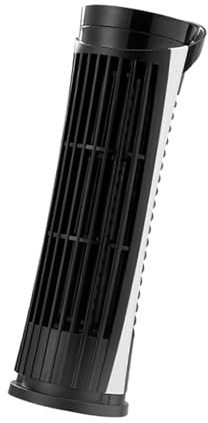 ZIDDAR Ventilateur de bureau électrique alimenté par USB sans pales et léger avec lumière LED Petit ventilateur de bureau