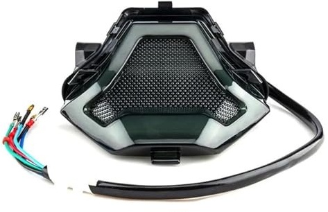 OIAJDSAD Diurnes Feux Freinage Pour Y&amaha YZF R3 R25 MT 07 FZ 07 MT 03 MT25 Y15ZR Moto Feu Arrière Freiner Et Tourner Signaux Intégrés Voyant D'avertissement À LED En Marche