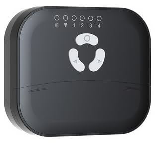 Mengshen Smart Sprinkler Controller a 4 zone, controllo automatico per irrigazione da giardino, controllo app, sistema di irrigazione Wi-Fi, compatibile con Alexa Google Home Auto Skip Rain