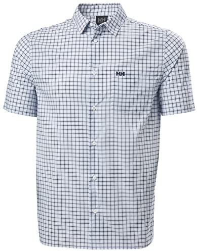 Helly Hansen Herr Fjord Quick Dry kortärmad skjorta 2.0, 001 vit, L