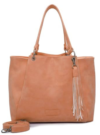 Fritzi aus Preussen Damen Fritzi42 Vintag Shopper, Peach Party