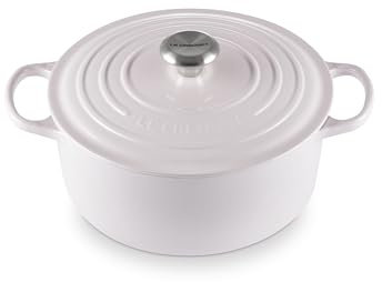 Le Creuset - Cacerola redonda (hierro fundido esmaltado, 5,2 L, chalote