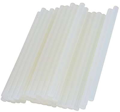 Barras de Pegamento Termofusible Adornmentsuper Pegamento Super Pegamento Bolsa Tira Adhesiva 50 Protección del Medio Ambiente Eva (11×220 mm transparente (adecuado para pistolas