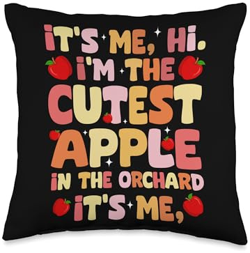 Apple Picking Season For Apple Picker Apple Picking Day Apply Picker Throw Pillow, 16x16, Multicolor