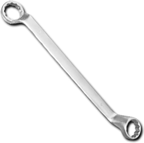 WEDO Llave de doble caja de acero inoxidable, llave combinada métrica, tamaño 30 x 32 mm, longitud 370 mm, llave de grado industrial, resistente a la corrosión, a prueba de óxido, duradera, respetuosa