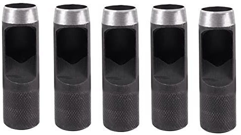 Haopeuk 5X Lochpfeifen Locheisen Locher Lochstanzer Leder Guertel Lochstanzer Neu Typ:25mm