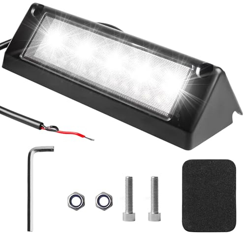 12V Lampen Wohnmobil, LED Lampe Wohnmobil Aussen, 12 Volt LED Lampen Wohnmobil Außen, Rückfahrscheinwerfer Außenleuchte Wohnmobil 12V 6000k 2000lm Ip67 Wasserdicht Für Camper Reisemobil Caravan Boat