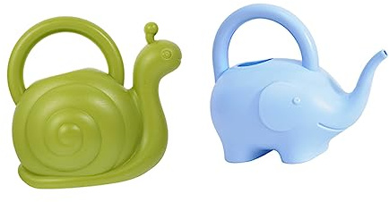 FONDOTIN Arrosoir pour Plantes Succulentes Et Jardin D’intérieur, Lot De 2 Animaux Colorés, Petit Format Portable pour Arrosage Facile Et Soin des Plantes
