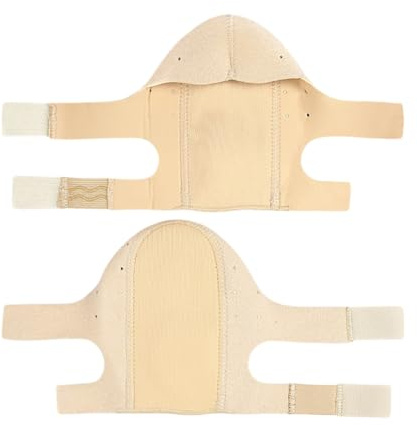 Vyloky justerbart ankelbandage | Stötdämpande design | Lämplig för plantar fasciit, artrit och ankelstuvningar | Lämplig för sportskador och smärta (hudfärg, S)