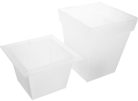 Sewroro Pot De Fleurs Solaire Lumineux Pour Jardin Balcon Avec Lampe Solaire Décor Extérieur Jardinière