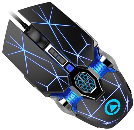 BESPORTBLE Souris De Jeu Filaire USB Souris Gamer Optique Ergonomique LED RGB pour Pc Et Ordinateur Portable