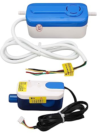 Rcniso Bomba de Condensado de Aire Acondicionado Automática, 3W Protección del Medio Ambiente Bomba de Condensado HVAC de Inducción de Alta Sensibilidad Mini Split AC110-240V