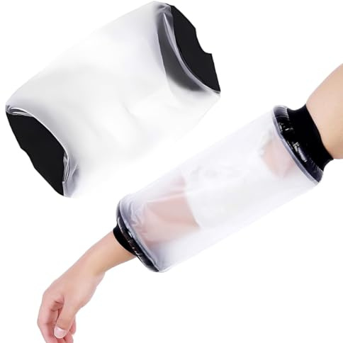 1 Pezzi Copertura Impermeabile Per Braccio, Protezione Per Ferite E Gomitiere, Protezione PICC Per Doccia, Si Adatta ALla Maggior Parte Delle Braccia Normali Di Adulti/Bambini