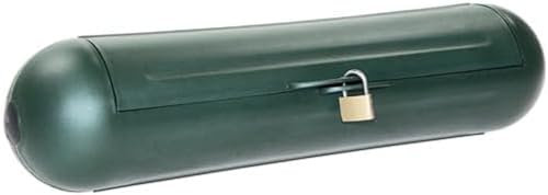 as - Schwabe - Caja de seguridad para enchufes y acopladores CEE de exterior - Protección fiable contra las influencias del exterior - Con cerradura pequeña - para el uso en exteriores - verde