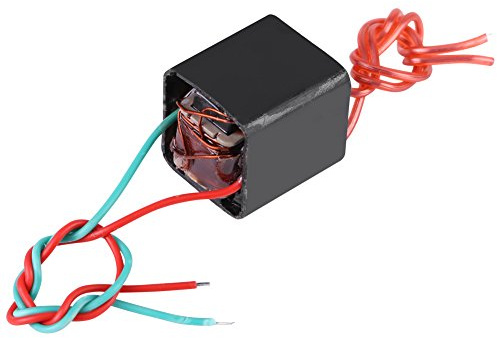 Trasformatore ad alta tensione in miniatura da 3,6 ~ 6 V a 20 KV, inverter Step up, generatore di impulsi ad arco, modulo di alimentazione, nero
