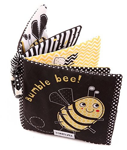 MALOMME Quiet Book, Soft Books for Babies First Book Crinkle Cloth Baby Books for Infants Babies Kids Toddler Fabric Baby's First Soft Activity Books Early Educational Baby Toys Baby Gift