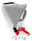 Wiltec Pistola a spruzzo intonaco pittura a calce verniciatura 7,5L 3,4-4,8 bar