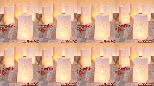 Benelando 32 Lichtertüten im Set - schwer entflammbares Spezialpapier