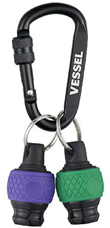 Vessel QB-22K2GV Ball Grip Quick Catcher, Set of 2 (Green/Purple) Bit Holder