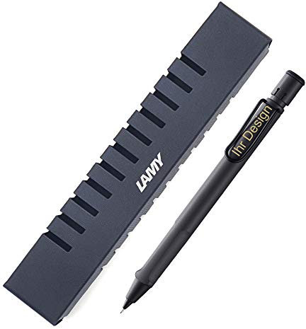 Lamy safari umbra Druckbleistift Modell 117, Strichstärke: 0,5mm, mit Gravur (Lasergravur), V60
