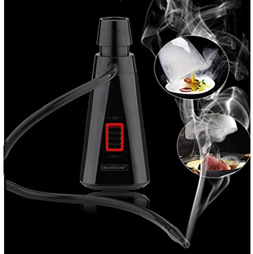 Cocktails fumées pistolet Pistolet Fumant Ensemble D'infuseur de Fumée Petit Fumoir de Cuisine Fumée Froide pour La Nourriture et Les Boissons avec Couvercle de Tasse et Pot de Copeaux de Bois