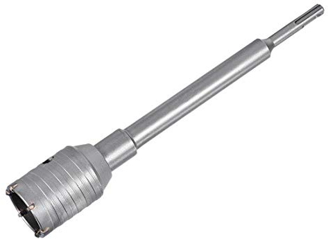 Wandbohrer, 50 mm, Beton, Stein, Lochsägenschneider, 240 mm, Bohrtiefe, runder Schaft, mit Schaft für Schlagbohrmaschine SDS X4