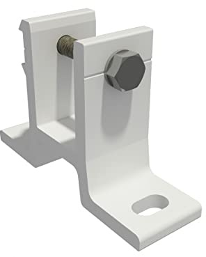 VANA SPP058, 35mm, Aluminium,weiß, 4-Stück, Markisen Wandhalterung Wandkonsole mit Befestigung